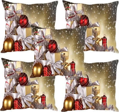 

Sleep Nature's Printed Cushions Cover(Pack of 5, 30.63 cm*30.63 cm, Multicolor)
