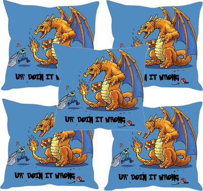 

Sleep Nature's Printed Cushions Cover(Pack of 5, 40.63 cm*40.63 cm, Multicolor)