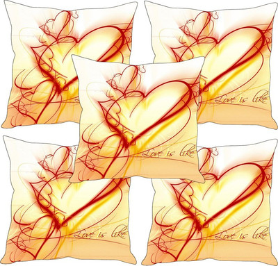 

Sleep Nature's Printed Cushions Cover(Pack of 5, 30.63 cm*30.63 cm, Multicolor)