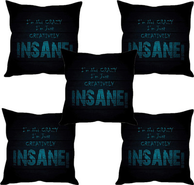 

Sleep Nature's Abstract Cushions Cover(Pack of 5, 30.63 cm*30.63 cm, Multicolor)
