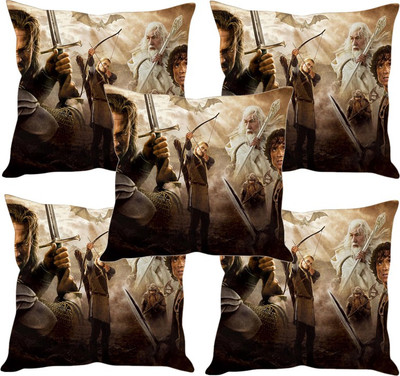 

Sleep Nature's Printed Cushions Cover(Pack of 5, 30.63 cm*30.63 cm, Multicolor)