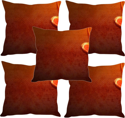 

Sleep Nature's Printed Cushions Cover(Pack of 5, 40.63 cm*40.63 cm, Multicolor)