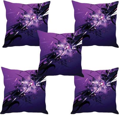 

Sleep Nature's Abstract Cushions Cover(Pack of 5, 30.63 cm*30.63 cm, Multicolor)