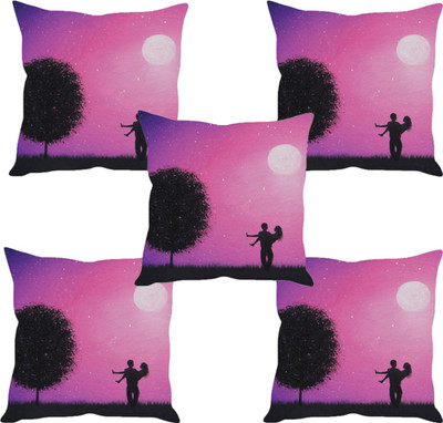 

Sleep Nature's Abstract Cushions Cover(Pack of 5, 40.63 cm*40.63 cm, Multicolor)