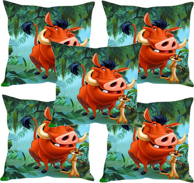 

Sleep Nature's Printed Cushions Cover(Pack of 5, 40.63 cm*40.63 cm, Multicolor)
