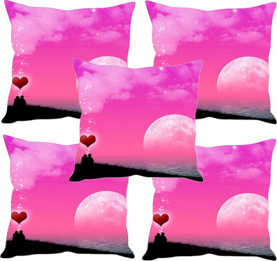 

Sleep Nature's Printed Cushions Cover(Pack of 5, 30.63 cm*30.63 cm, Multicolor)