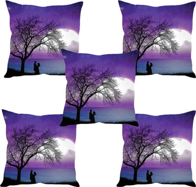 

Sleep Nature's Abstract Cushions Cover(Pack of 5, 30.63 cm*30.63 cm, Multicolor)