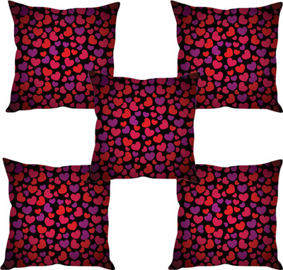 

Sleep Nature's Abstract Cushions Cover(Pack of 5, 40.63 cm*40.63 cm, Multicolor)
