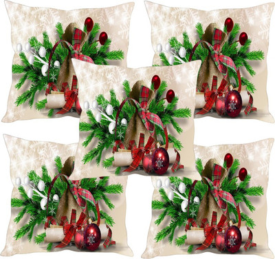 

Sleep Nature's Printed Cushions Cover(Pack of 5, 30.63 cm*30.63 cm, Multicolor)