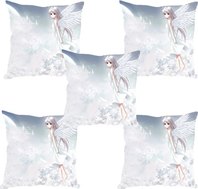 

Sleep Nature's Abstract Cushions Cover(Pack of 5, 40.63 cm*40.63 cm, Multicolor)