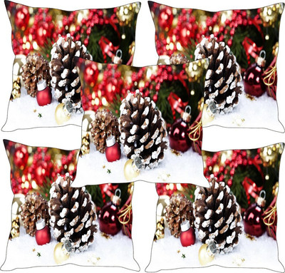 

Sleep Nature's Printed Cushions Cover(Pack of 5, 40.63 cm*40.63 cm, Multicolor)