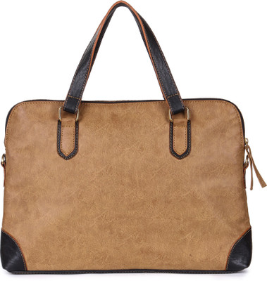 

Zoe Makhoa 15.6 inch Laptop Messenger Bag(Tan)