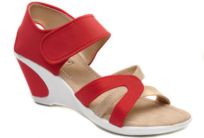 

Dolphin Miles Women Red Wedges