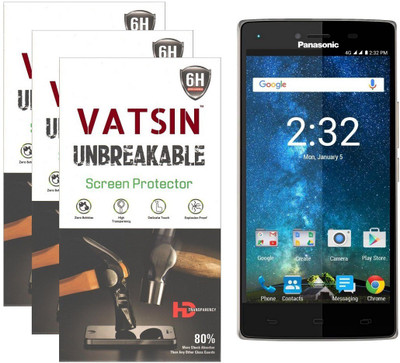 

Vatsin Impossible Screen Guard for Panasonic Eluga Turbo(Pack of 3), Transparent