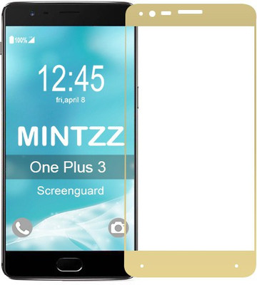

Mintzz Screen Guard for ONE PLUS 3 (GOLD TEMPERED), Golden