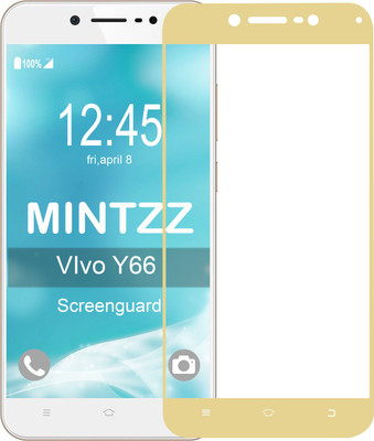 

Mintzz Screen Guard for VIVO Y66 (GOLD TEMPERED), Golden