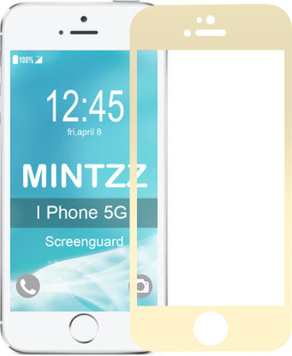 

Mintzz Screen Guard for APPLE IPHONE 5G (GOLD TEMPERED), Golden