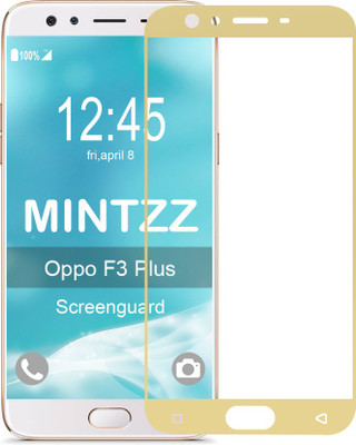 

Mintzz Screen Guard for OPPO F3 PLUS (GOLD TEMPERED), Golden