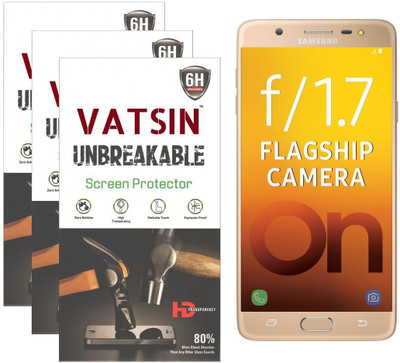 

Vatsin Impossible Screen Guard for Samsung Galaxy On Max(Pack of 3), Transparent