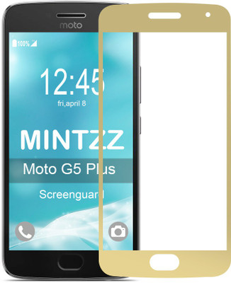 

Mintzz Screen Guard for MOTO G5 PLUS (GOLD TEMPERED), Golden