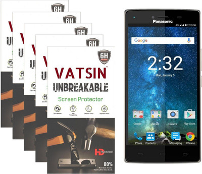 

Vatsin Screen Guard for Panasonic Eluga Turbo(Pack of 5), Transparent