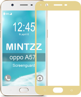 

Mintzz Screen Guard for OPPO A57 (GOLD TEMPERED), Golden
