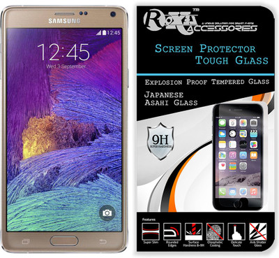 Roxel Tempered Glass Guard for Samsung Galaxy Note 4 SM-N910A-AT&T-4G LTE(Pack of 1)