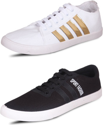 

spakly Casuals For Men(White, Black