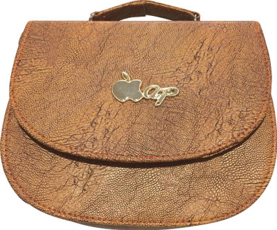 

VEENA Women Casual Brown Leatherette Sling Bag