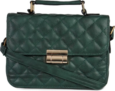 

Kamloops Women Casual Green PU Sling Bag