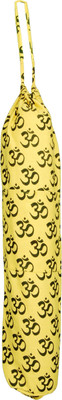 

Yokoso International Yoga mat cover yellow Om printed Yoga mat Cover/bag(Yellow, Drawstring Bag)