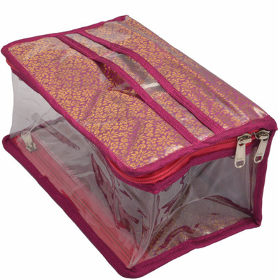 

K&P New Makeup & Cosmetic Kit Makeup and Jewellery Vanity Box(Multicolor)