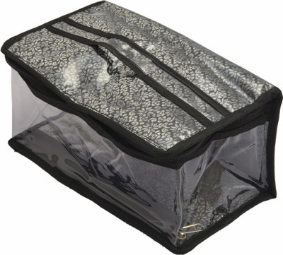 

K&P New Semi-transparent Makeup Box Makeup and Jewellery Vanity Box(Multicolor)