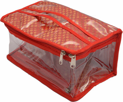 

K&P New Designer Cosmetic Pouch Makeup and Jewellery Vanity Box(Multicolor)