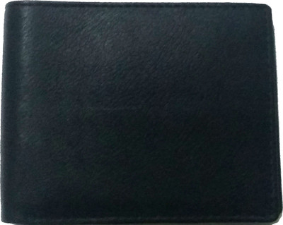 

DIME Men Black Genuine Leather Wallet(7 Card Slots)