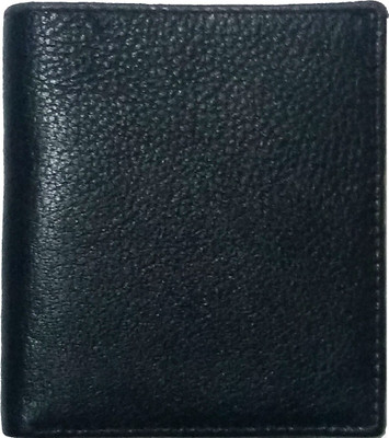 

DIME Men Black Genuine Leather Wallet(6 Card Slots)