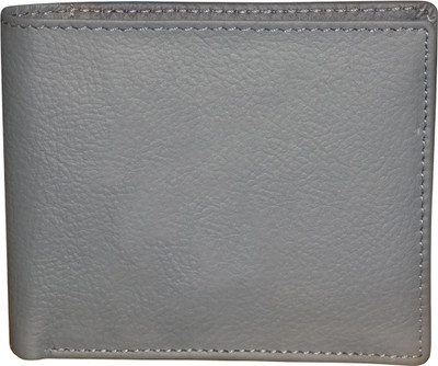 

Style 98 Men Grey Genuine Leather Wrist Wallet(5 Card Slots)