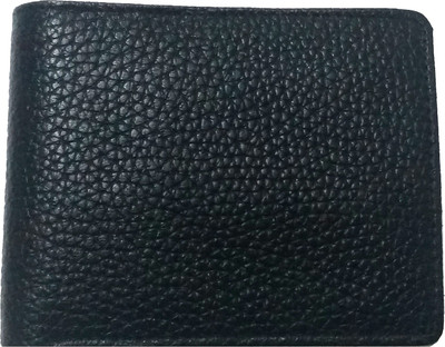 

DIME Men Black Genuine Leather Wallet(6 Card Slots)