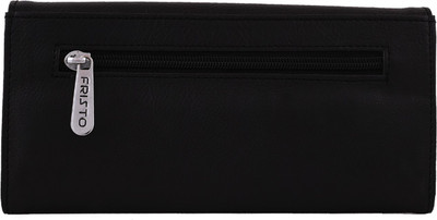 

Fristo Women Black Artificial Leather Card Holder(4 Card Slots)