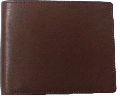 

DIME Men Tan Genuine Leather Wallet(6 Card Slots)