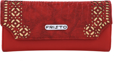

Fristo Casual Red Clutch