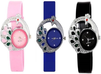 Infinity Enterprise beautiful stylist multicolor studded Watch  - For Girls   Watches  (Infinity Enterprise)
