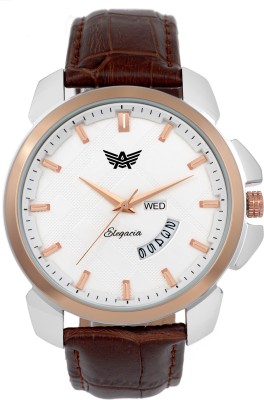 Abrexo Abx-2114WHT Day and Date Premium Elegacia Series Watch  - For Men   Watches  (Abrexo)