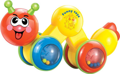BonZeal Twist and Play Caterpillar Rattle Toy Rattle(Multicolor)
