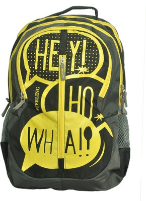 

Sterling SBM_354 Waterproof Backpack(Black, Yellow, 35 L)