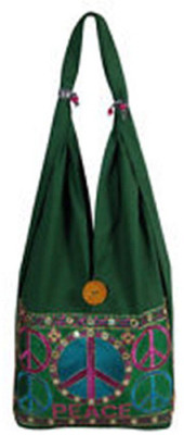 

Pinksisly cotton bag Shoulder Bag(Dark Green, 5 inch)