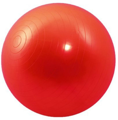 

Italish foot pump Gym Ball(With Pump), Red
