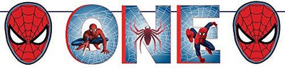 

PARTY PROPZ SPIDERMAN BIRTHDAY DECORATION/ AGE BUNTING ONE SET OF ONE / SPIDERMAN PARTY SUPPLIES Banner(5 ft, Pack of 1)