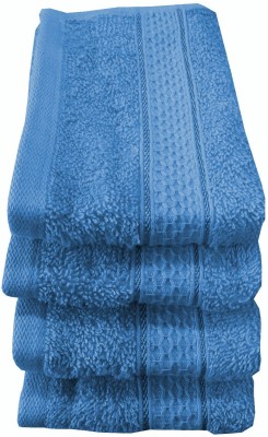 Welhouse India Cotton 250 GSM Face Towel Set(Pack of 4, Multicolor)