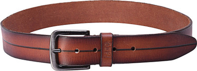 

Faro Men Tan Genuine Leather Belt